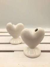 Bomboniera Matrimonio Segnaposto Cuore Bianco Porcellana