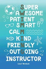 Swim Instructor Lined Notebook