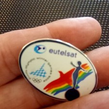 EUTELSAT PIN' S OLIMPIADI WINTER TORINO 2006 RARA
