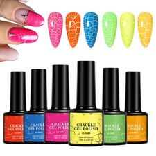 Set 6 Colori Smalto Crackle