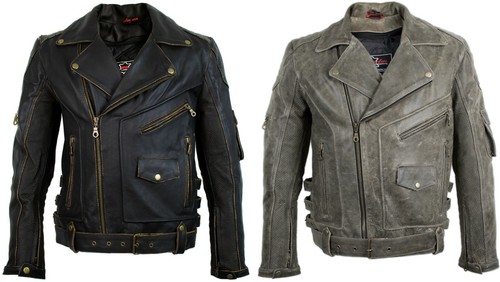 Giacca pelle moto da - giacca,
