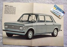 Depliant FIAT 128 SPECIAL POSTER Auto Brochure Italia ORIGINALE Coll.Privata