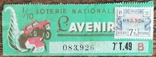 Billet de loterie nationale