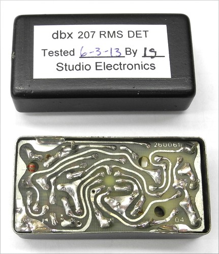 Rilevatore dbx 207 - rms, per
