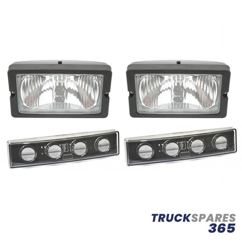 Kit visiera led lampada - 2x,