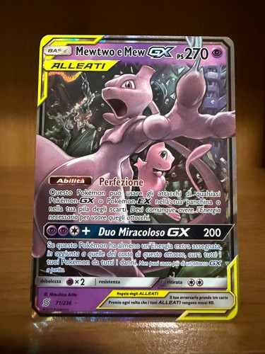 Pokemon ita mewtwo mew gx - pokemon,