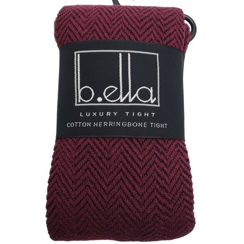 Collant cotone bordeaux spina