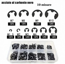120 Anelli Elastici in Acciaio