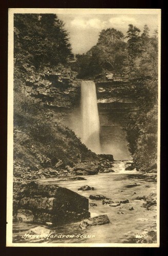 Vintage postcard hawes hardrow - vintage,