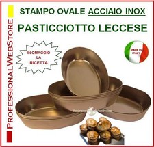 10 FORME PASTICCIOTTO LECCESE STAMPO PASTICCIOTTI PASTICCERIA FORMA STAMPO 