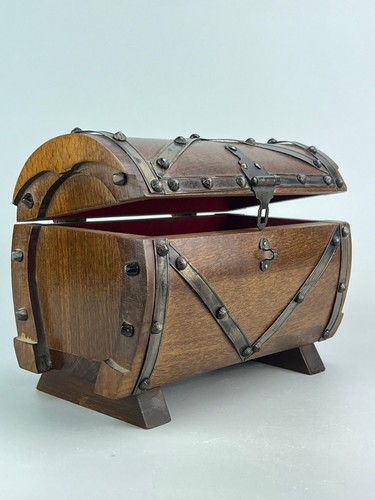 Bauletto vintage legno - bauletto,