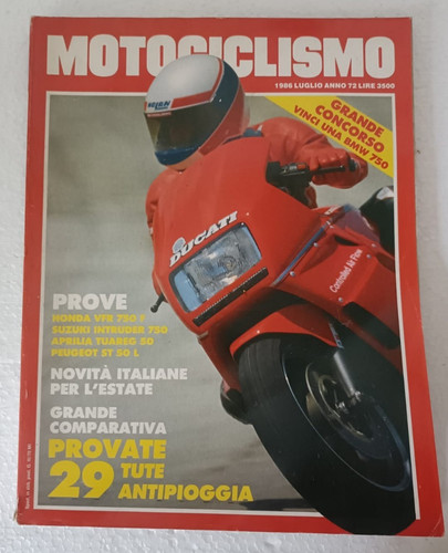 Motociclismo 1986 honda - 1986,