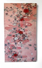 quadro con TESSUTO GIAPPONESE da ritagli di KIMONO SI SETA,