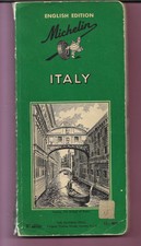 GUIDA MICHELIN ITALIA 1963 ITALY MICHELIN GREEN GUIDES IN ENGLISH