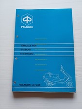 Piaggio Hexagon LX 125 - LXT 180 1998 manuale officina TELAIO originale