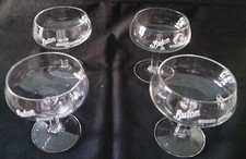 4 bicchieri a coppa Buton Rosso Antico anni 70