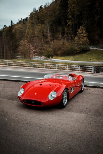 Cars old red ferrari land - old,