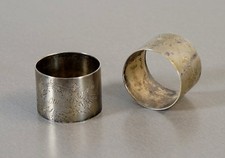 2 rari anelli per tovaglioli