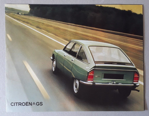 Brochure citroen 1972 - citroen, gs