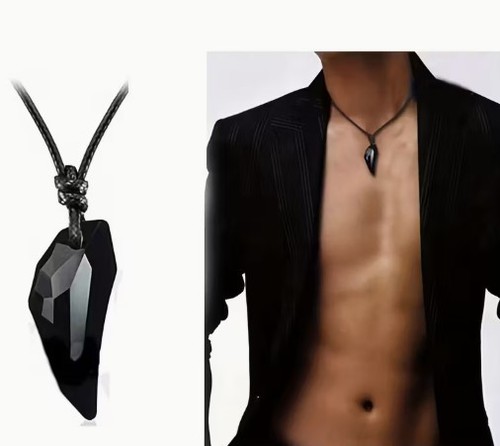 Collana uomo dente lupo - da,