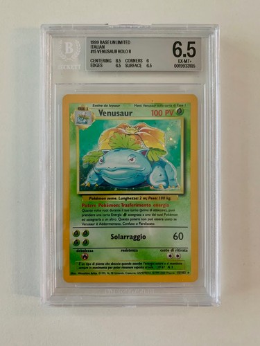 Pokemon venusaur set base ita - base,