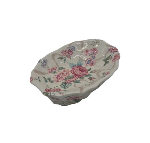 Portasapone ceramica peonia