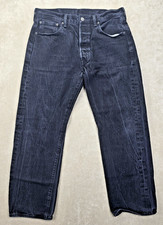 Vtg 90s Levis 501 Black Denim