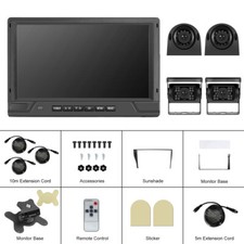 Monitor split 9" IPS DVR 4CH +