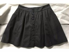 Gonna RED VALENTINO nera con tasche e bottoni Firmata Gonna A Ruota