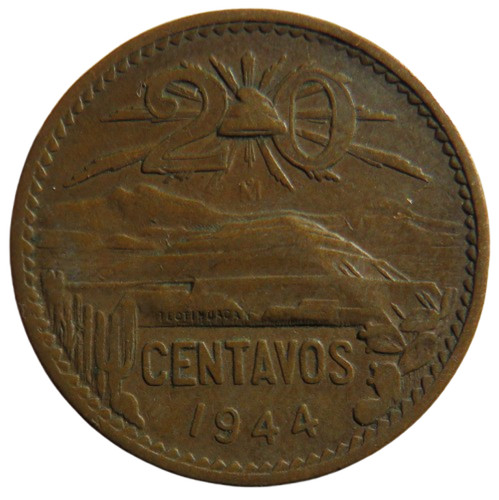 Moneta centesimi messico - 20,