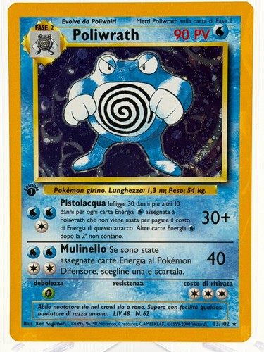Carta pokémon italiana - carta,