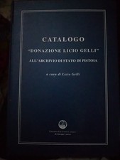 CATALOGO DONAZIONE LICIO GELLI