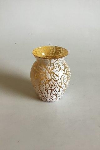 Vaso vetro giallo con - vaso, vetro,