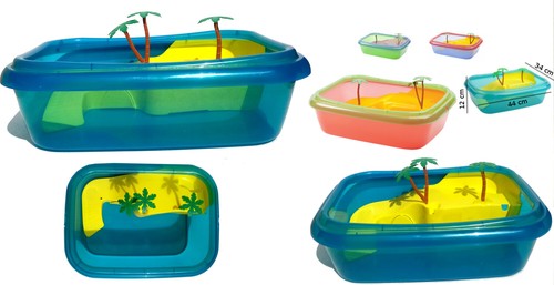 Tartarughiera con isola - tartarughiera, box