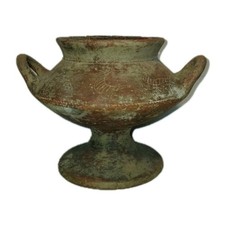 Vaso.stamnos .Arte Antica Etrusca Riproduzione H Cm 12