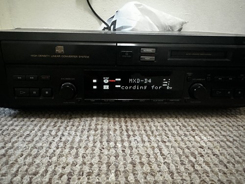 Sony mxd minidisc deck - mxd-d4,