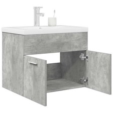 Mobile da Bagno con Lavabo Integrato Rovere Sonoma vidaXL