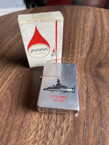 Uss irwin 794 zippo - irwin, lighter