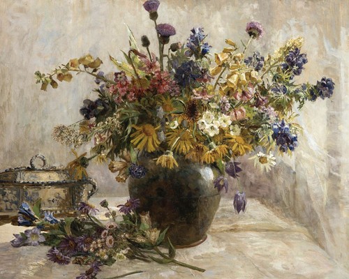 Quadro natura morta fiori