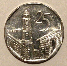 25 VENTICINCO CENTESIMI - CENTAVOS 2002 - ISLA CARIBE - CARAIBI