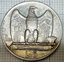 VITTORIO EMANUELE III 5 LIRE