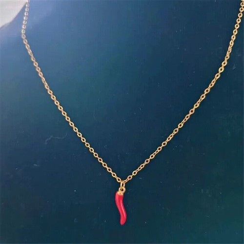 Collana ciondolo corno - collana,