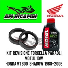 KIT REVISIONE FORCELLA PARAOLI MOTUL 10W HONDA VT 600 SHADOW 1988-2006