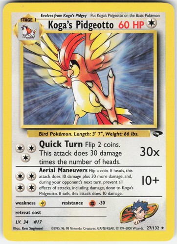 Pokemon koga pidgeotto - pokemon,