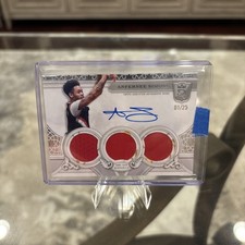 2023-2024 Topps Royalty Anfernee Simons Patch Auto 1/25! Gioco Usato!