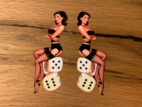 Adesivi ragazza pinup 50th - pinup,