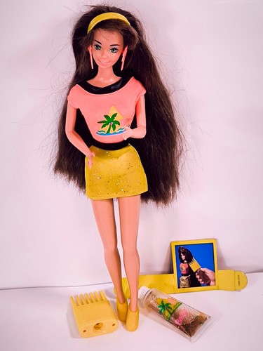 Barbie glitter hair - glitter,