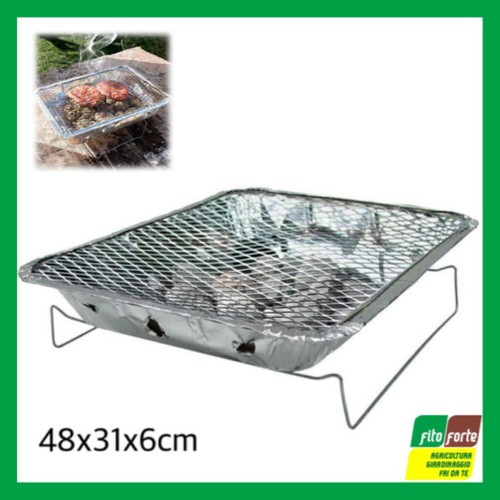 Barbecue alluminio monouso - in,