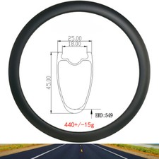 Cerchio carbonio 700C 45*25mm