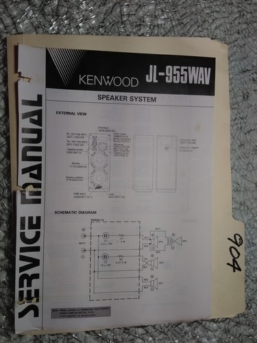 Kenwood 955wav manuale di - kenwood,